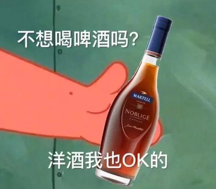 不想喝啤酒吗？洋酒我也ok的